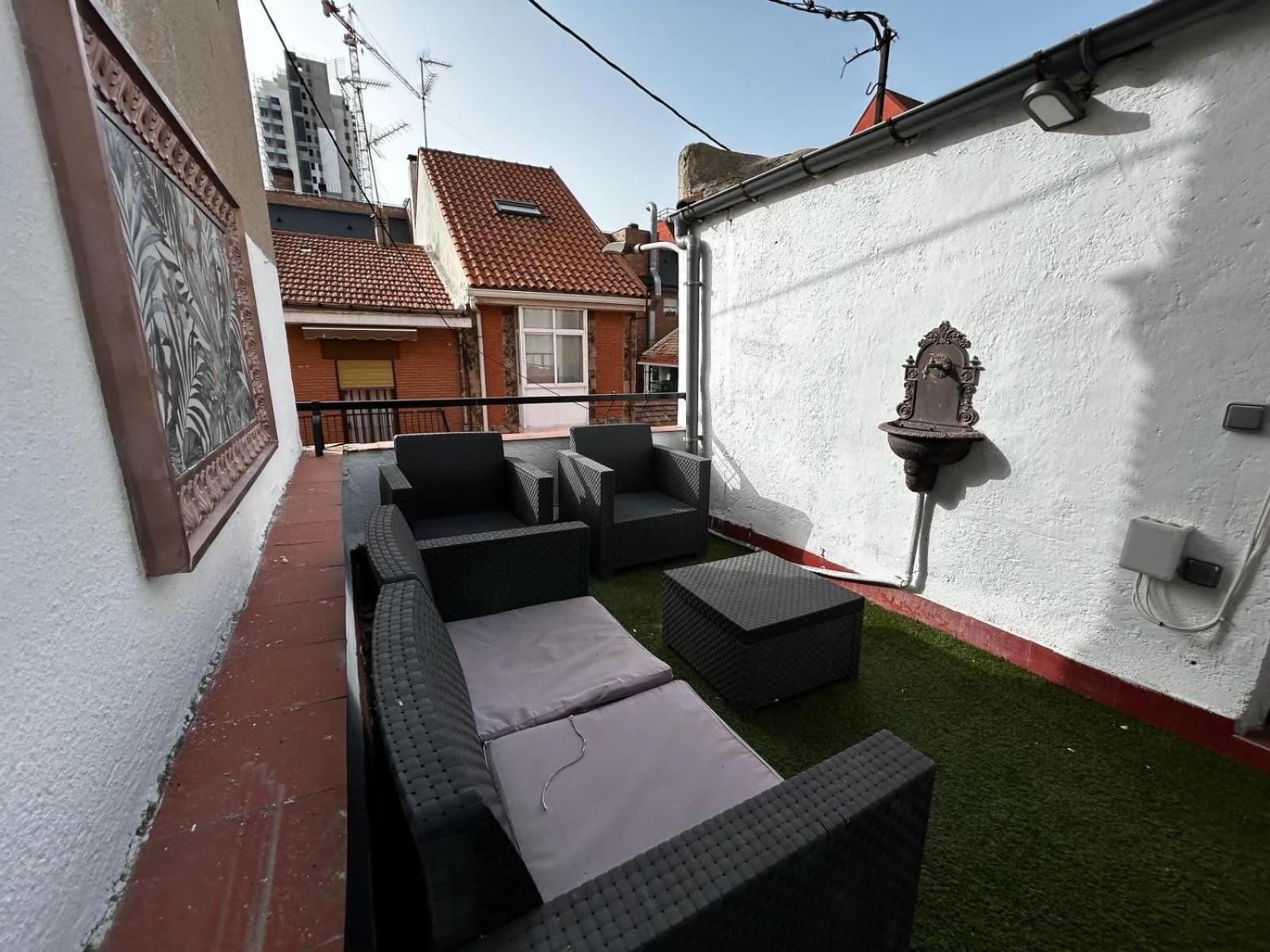 Apartamento Con Terraza Centrico Moderno Nuevo Madrid Eksteriør bilde