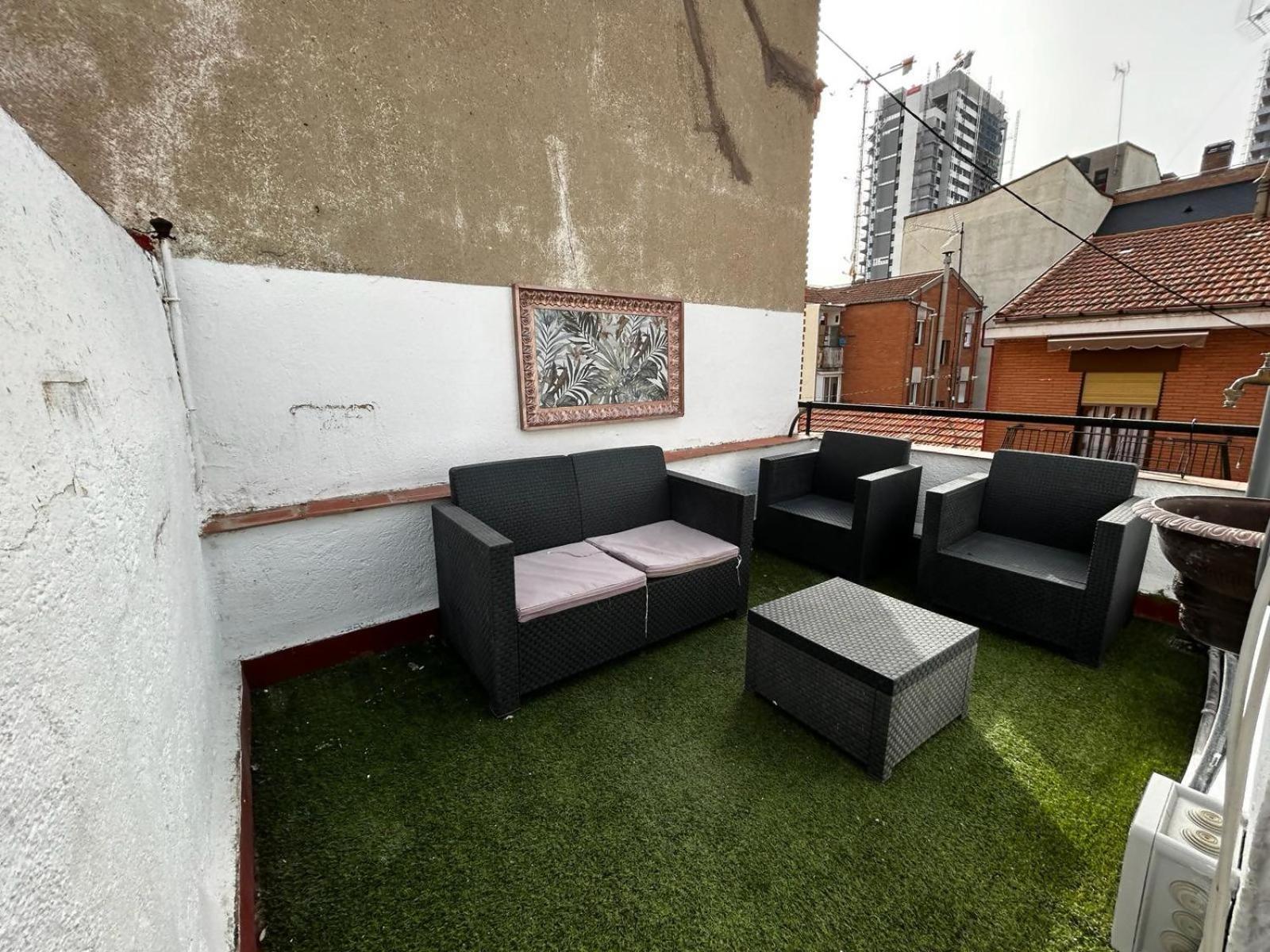 Apartamento Con Terraza Centrico Moderno Nuevo Madrid Eksteriør bilde